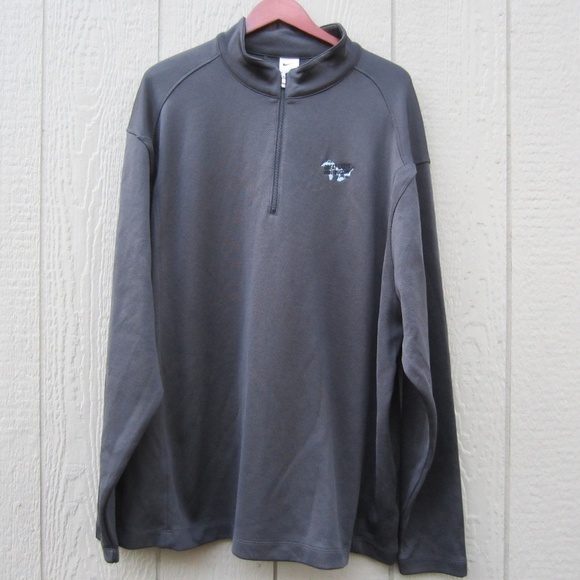 Nike Other - Nike Sweatshirt MenS 3XL Cover-Up Long Sleeve Anthracite Gray 400099-060‎ NWT
